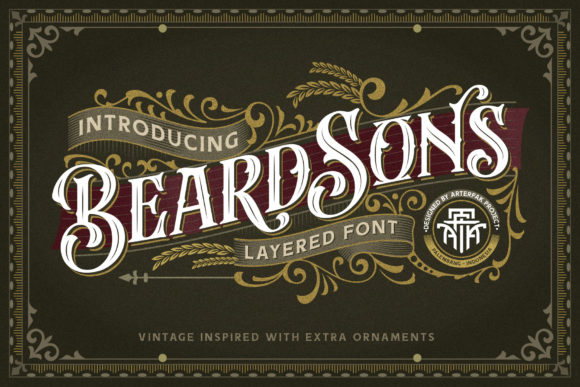 ## What Makes Beardsons Font Stand Out

**Beardsons Font** stands out for its bold character and distinctive vintage personality. Designed with strong strokes and confident letterforms, this typeface delivers a powerful visual impact while maintaining readability and balance. Its structured yet expressive style makes it perfect for branding projects that require attitude, heritage, and authenticity.

The font blends classic influences with modern usability, allowing it to work seamlessly across logos, apparel designs, packaging, posters, barbershop branding, and masculine-themed projects. Beardsons carries a handcrafted feel that gives designs a sense of craftsmanship and tradition without appearing outdated.

Whether used for headlines or statement typography, Beardsons adds strength, presence, and character to your work. It’s ideal for designers who want a typeface that communicates confidence, bold identity, and timeless appeal in one cohesive design.
