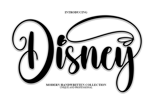 Disney Script Font