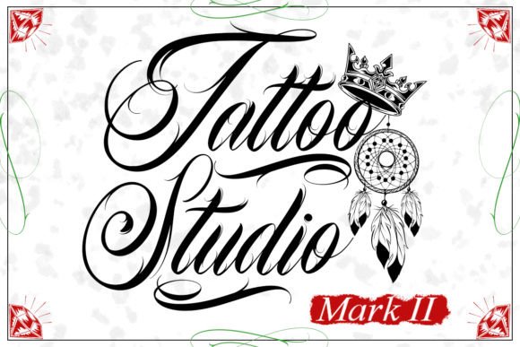 ## What Makes Tattoo Studio Font Stand Out

**Tattoo Studio Font** stands out for its bold, authentic character inspired by classic tattoo shop lettering. With strong strokes, confident curves, and vintage detailing, this typeface captures the spirit of traditional ink culture while maintaining clean structure for modern design use.

What makes Tattoo Studio unique is its powerful visual presence. The letterforms feel handcrafted and expressive, making them perfect for apparel graphics, logo design, barbershop branding, posters, album covers, and retro-inspired projects. It delivers a balance of toughness and style, ensuring your typography feels both iconic and professional.

Ideal for designers who want to channel heritage, rebellion, and artistic attitude, Tattoo Studio Font transforms text into a bold statement rooted in timeless tattoo tradition.
